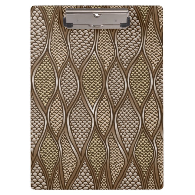 Stylised snake skin clipboard (Front)