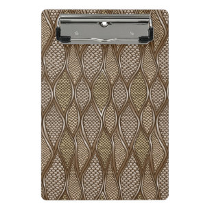 Stylised snake skin mini clipboard