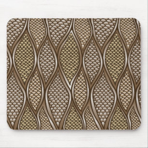 Stylised snake skin mouse mat