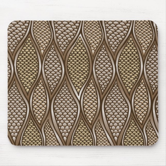 Stylised snake skin mouse mat (Front)