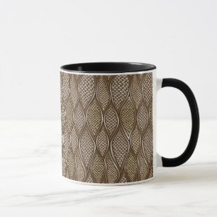 Stylised snake skin mug