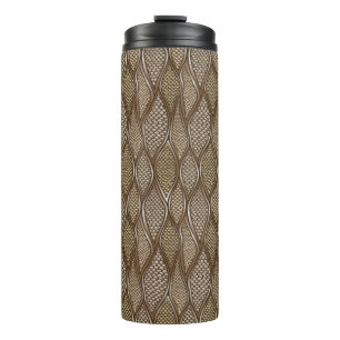 Stylised snake skin thermal tumbler