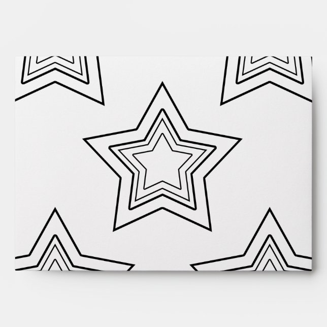 Stylised Star Envelopes (Front)