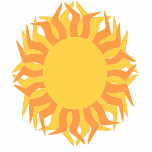 Stylised Sun photosculpture or ornament Photo Sculpture Decoration