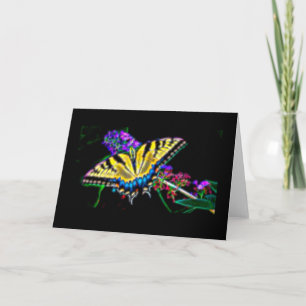 Stylised Swallowtail Butterfly Card
