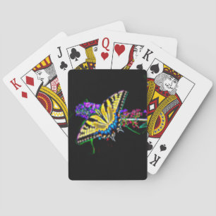 Stylised Swallowtail Butterfly Playing Cards