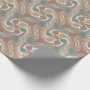Stylised Swirling Hares Tesselation 6 Wrapping P Paper