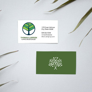 Stylised Tree Design Business Card