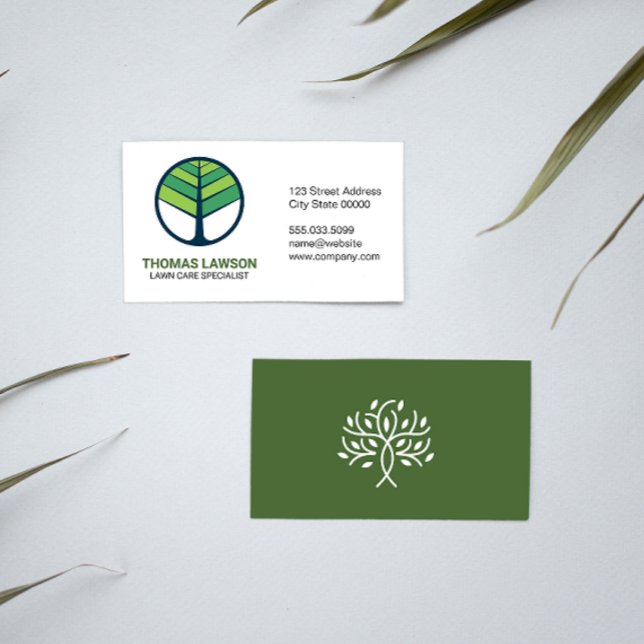 Stylised Tree Design Business Card (Creator Uploaded)