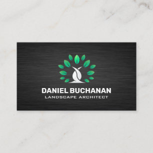Stylised Tree Logo Business Card