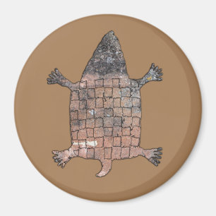 Stylised Turtle - Mimbres Pottery Design Magnet