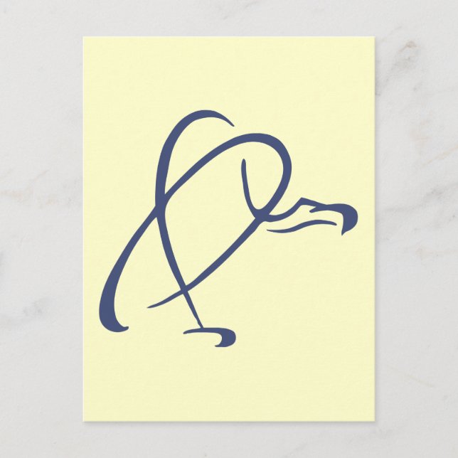 Stylised Vulture Postcard (Front)