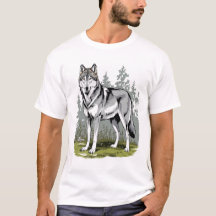 Stylised wolf T-shirt