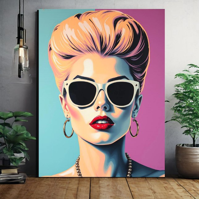 Stylised Woman Portrait Wall Art (Creator Uploaded)