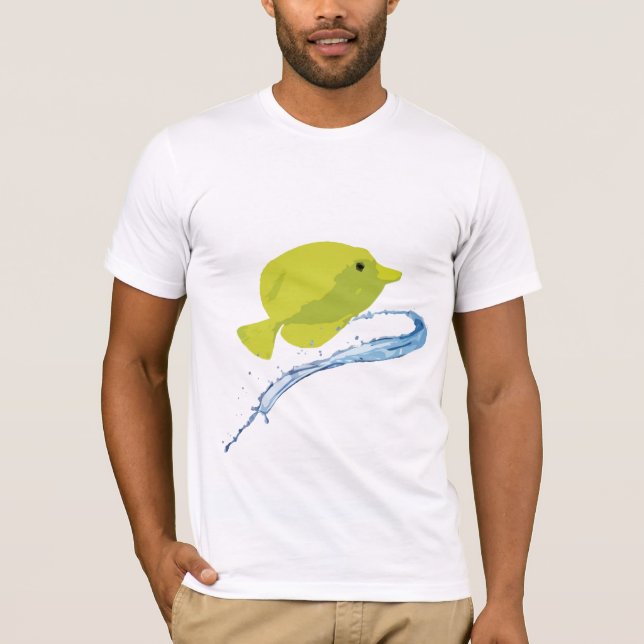 Stylised Yellow Tang T-Shirt (Front)