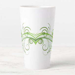 Stylish 17 oz Latte Mug with Bold Graphic Art