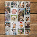 Stylish 20 Photo Collage Jigsaw Puzzle<br><div class="desc">Share your favourite memories and milestones with this unique photo collage puzzle. Perfect for Christmas, birthdays, anniversaries, and any special occasion, this cheerful jigsaw puzzle is a great way to enjoy your most cherished photos - without having to leave your home. Featuring 20 of your favourite pictures, this custom keepsake...</div>