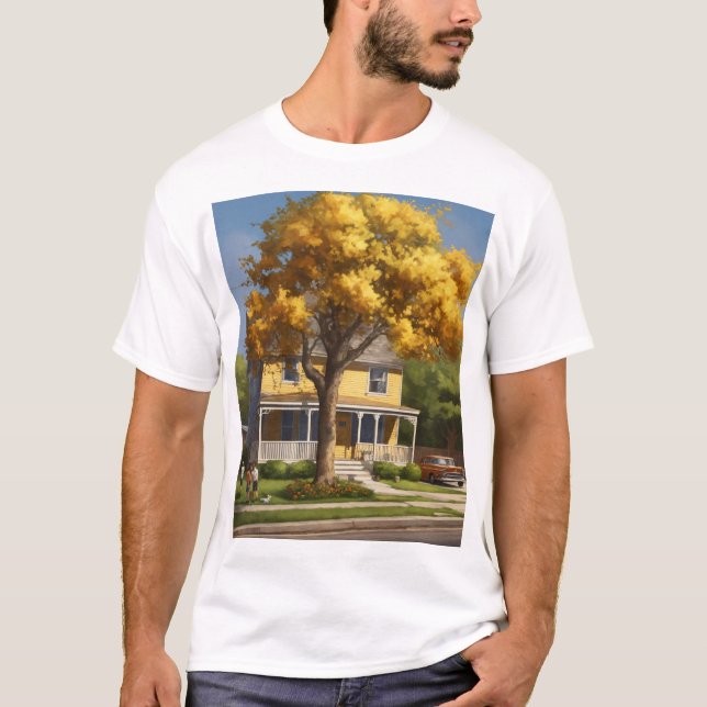 "Stylish 2D Vector Illustration T-Shirt - Unique G (Front)