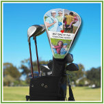 Stylish 3 Photo Best Dad By Par  Golf Head Cover<br><div class="desc">Personalised custom 3-photo Best Dad by Par -- cool and special keepsake gift idea for dad.  if you need any design assistance or a special request,  just send us a chat or an email at: charmdesignstudio@rcn.com and we'll make it happen for you.</div>