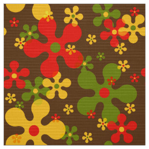 stylish  60s 70s retro mod fabric
