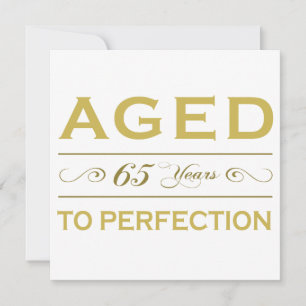 Stylish 65th Birthday Gifts Card
