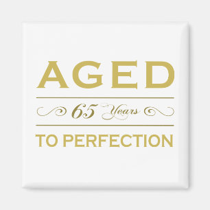 Stylish 65th Birthday Gifts Magnet