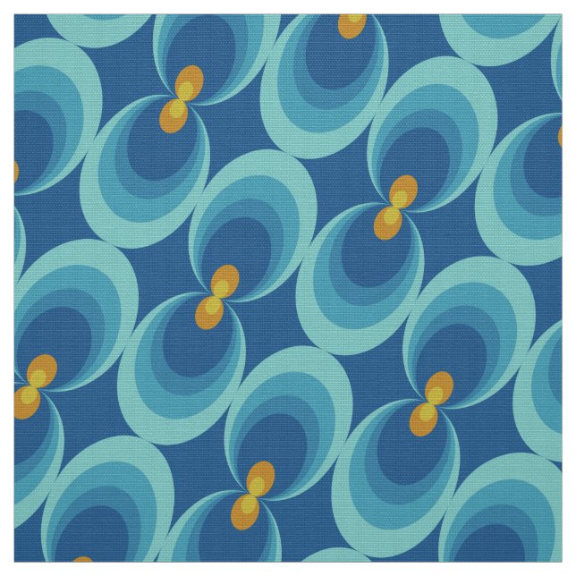 stylish  70s 60s retro mod fabric (Swatch)
