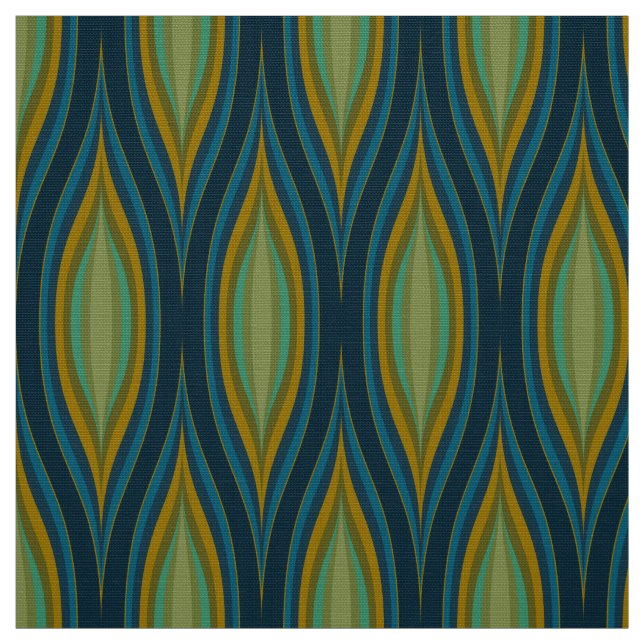 stylish 70s Mod retro fabric (Swatch)