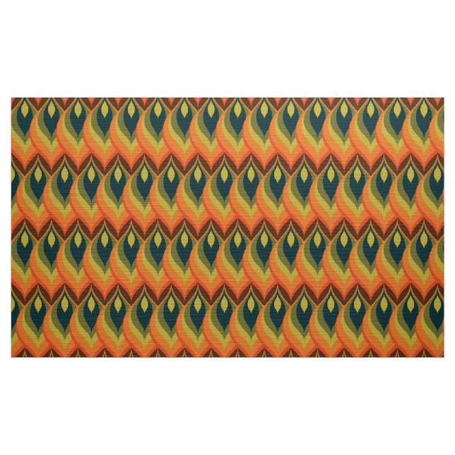 stylish  70s retro mod fabric (Yard)