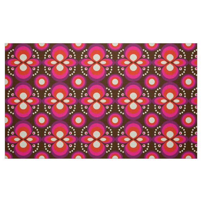 stylish  70s retro mod fabric (Fat Quarter)