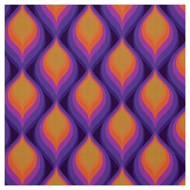 stylish  70s retro mod fabric (Swatch)