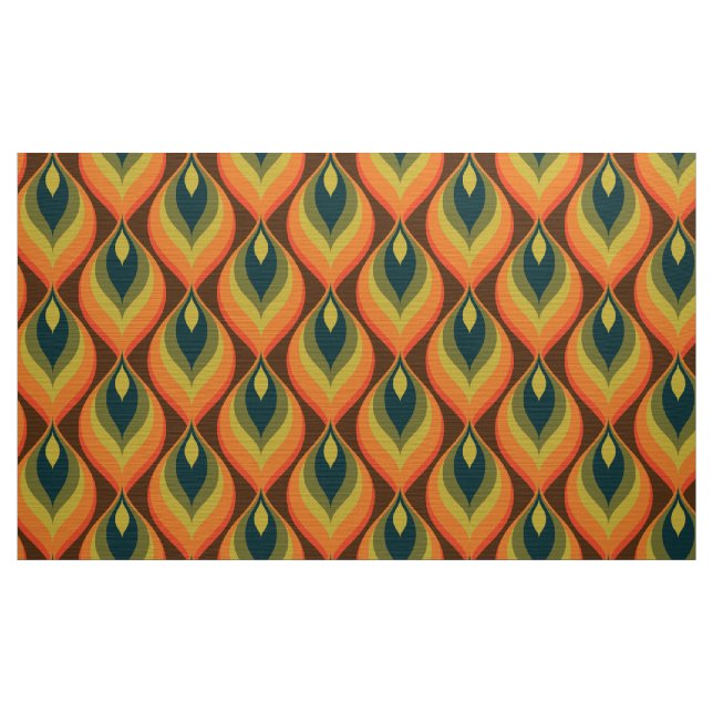 stylish  70s retro mod fabric (Yard)
