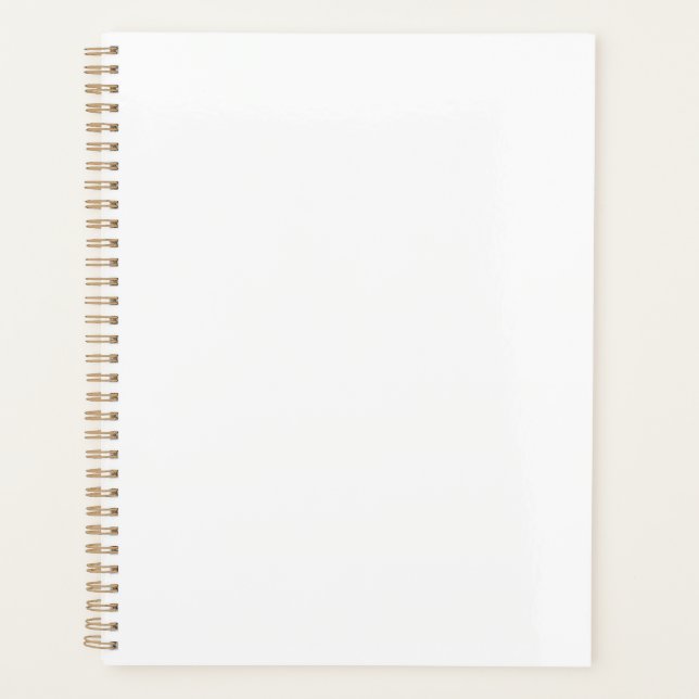 Stylish 8.5 x 11 Planner for Home or Office (Front)