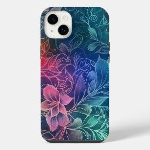 Stylish Abstract Floral - Elegant Botantical iPhone 14 Plus Case