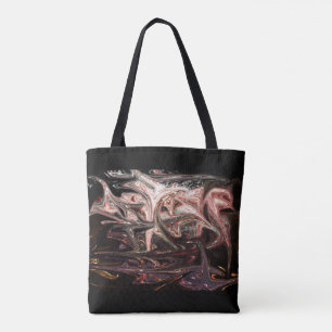 Stylish Abstract Graffiti Tote Bag