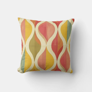 Stylish Abstract Mid Century Pattern Cushion