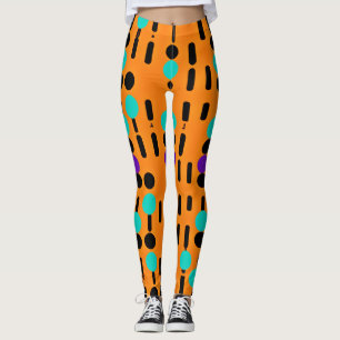 Stylish Abstract Pattern Design Leggings