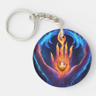 "Stylish Acrylic Keychain: Durable and Trendy" Key Ring