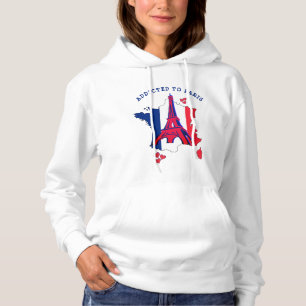 Stylish ADDICTED TO PARIS Hoodie