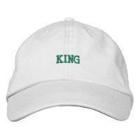 Stylish Adjustable-Hat with Elegant King Printed