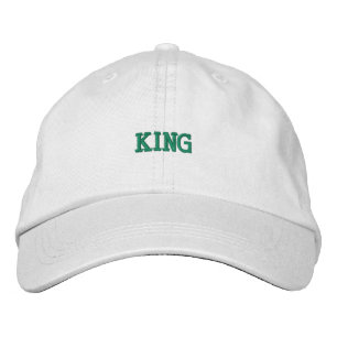 Stylish Adjustable-Hat with Elegant King Printed Embroidered Hat