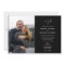 Stylish Ampersand Wedding Photo Invitation