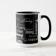 Stylish and black, create your own name pattern