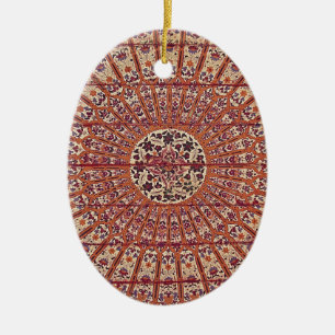 Stylish and Chic Morocco Patern Ceramic Tree Decoration
