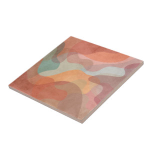 Stylish and Colourful Artistic Pattern Tile