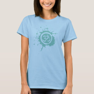 Stylish and Fun Green Aum T-Shirt