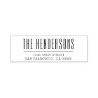 Stylish and Modern Bold Script Return Address
