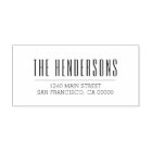 Stylish and Modern Bold Script Return Address