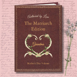 Stylish and Unique Matriarch Grandma Storybook Card