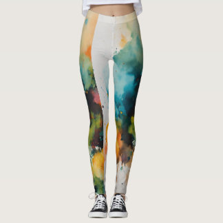 "Stylish and Vibrant: Explore our All-Over  Leggings